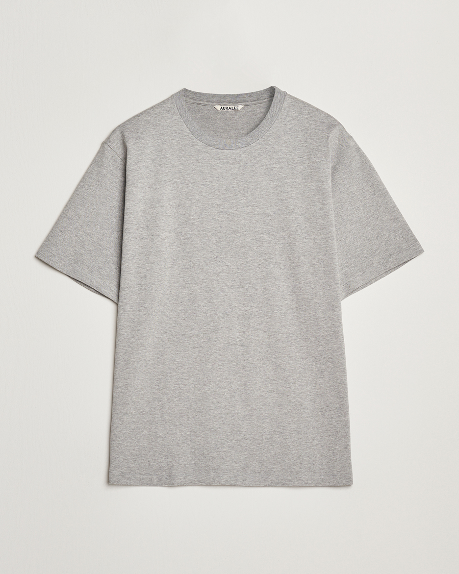 Homme | T-shirts | Auralee | Luster Plating T-Shirt Top Gray