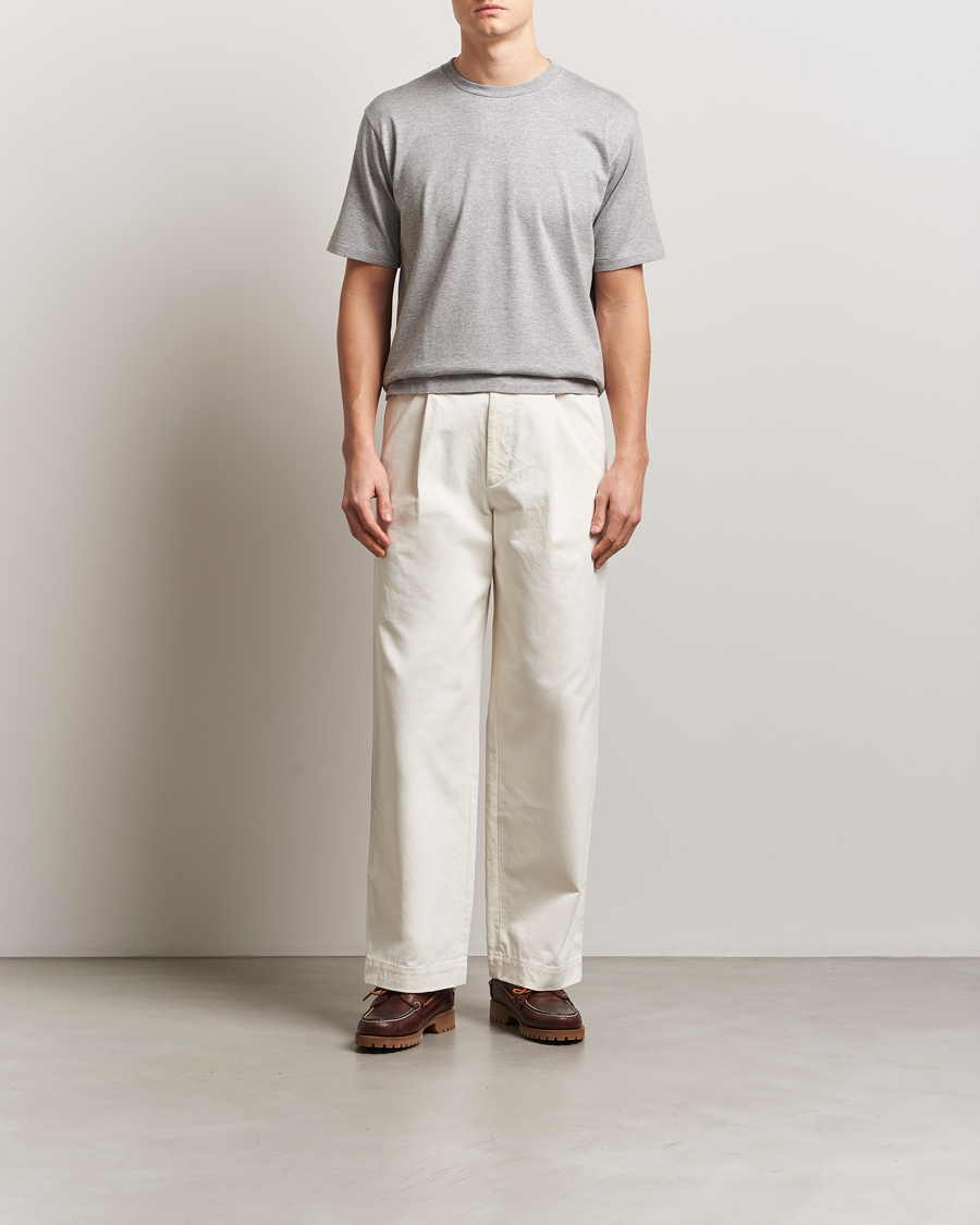 Homme | T-shirts | Auralee | Luster Plating T-Shirt Top Gray