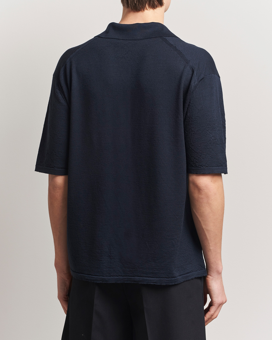 Homme | Pulls Et Tricots | Auralee | Wool Knit Polo Navy