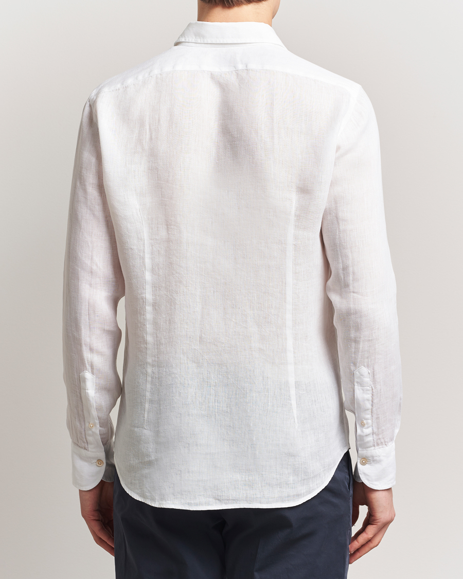 Homme | Chemises | Grigio | Linen Casual Shirt White