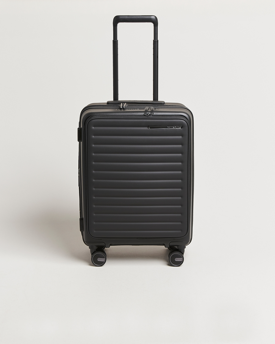Homme | Samsonite Restackd Spinner Easy Access Carry-On Black | Samsonite | Restackd Spinner Easy Access Carry-On Black