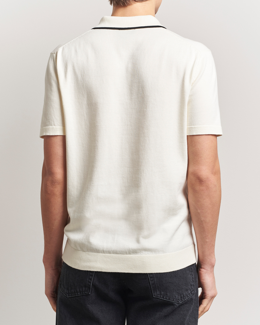 Homme | Polos | A.P.C. | Fynn Knitted Polo White