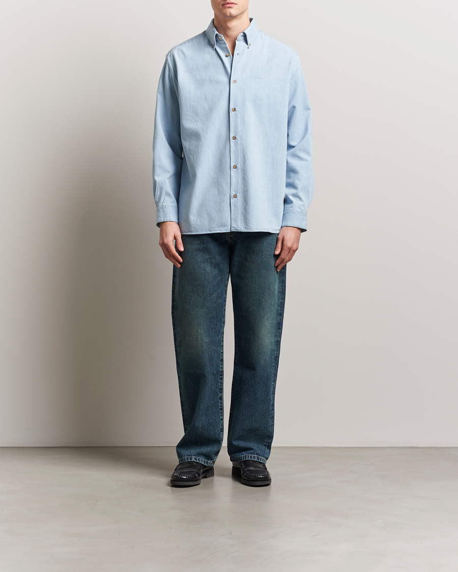Homme | Chemises | A.P.C. | Mathias Denim Shirt Pale Blue