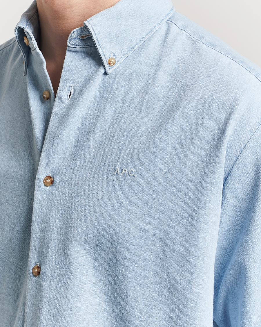 Homme | Chemises | A.P.C. | Mathias Denim Shirt Pale Blue