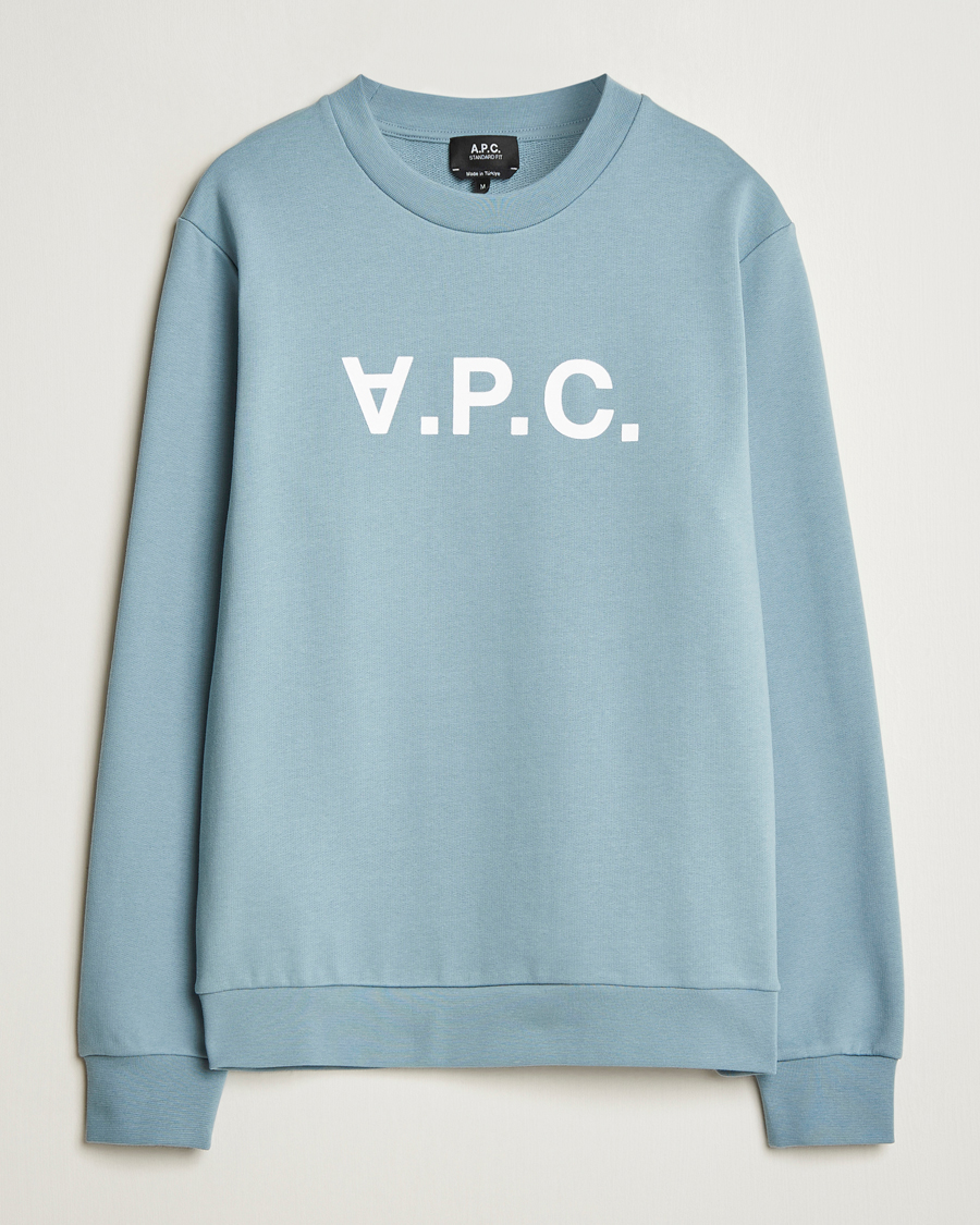 Homme | Pulls Et Tricots | A.P.C. | VPC Sweatshirt Bleu Gris