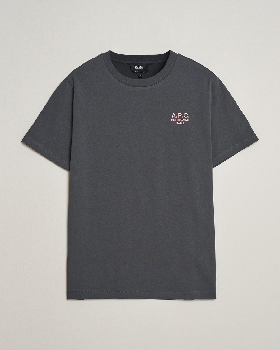 Homme | T-shirts | A.P.C. | Rue Madame T-Shirt Anthracite