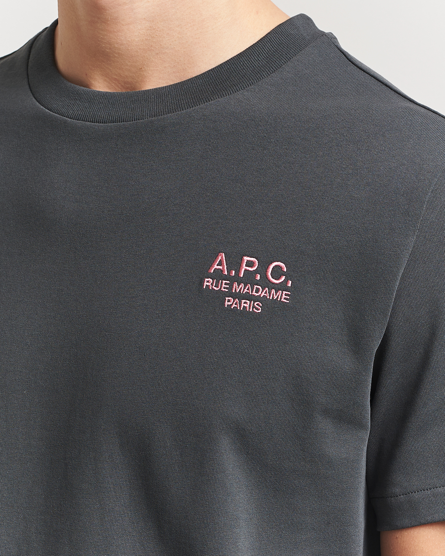 Homme | T-shirts | A.P.C. | Rue Madame T-Shirt Anthracite