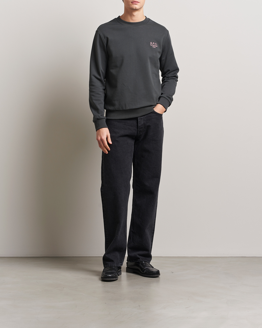 Homme | Pulls Et Tricots | A.P.C. | Rue Madame Sweatshirt Anthracite
