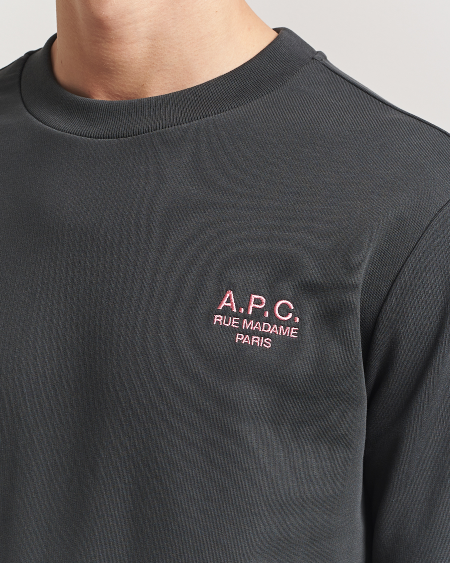 Homme | Pulls Et Tricots | A.P.C. | Rue Madame Sweatshirt Anthracite