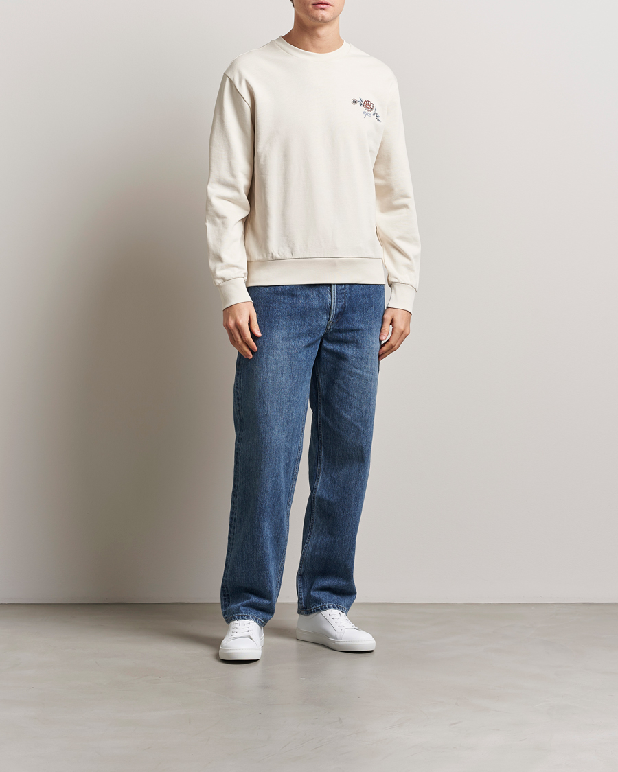 Homme | Pulls Et Tricots | A.P.C. | Tyle Embroidered Sweatshirt Ecru