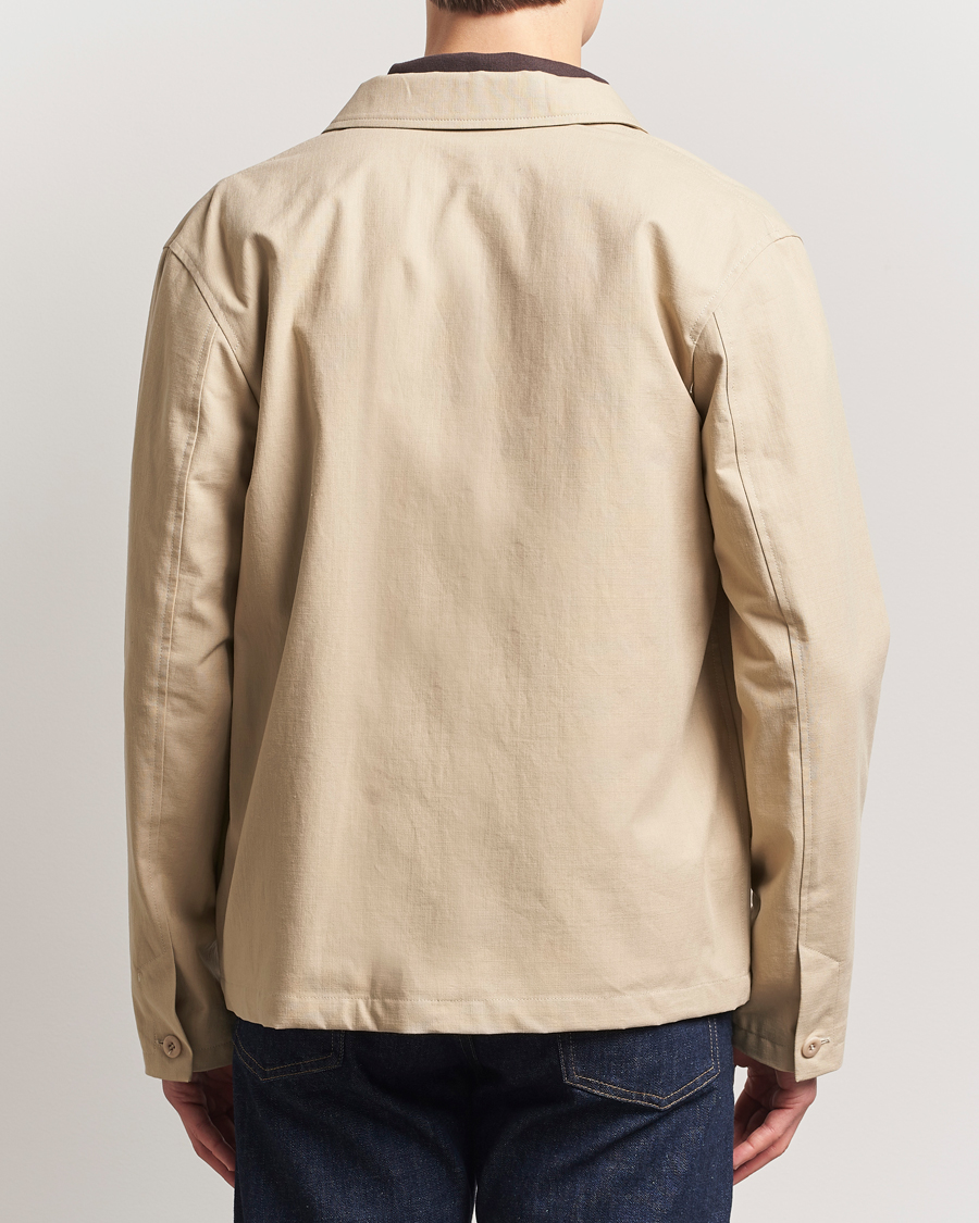 Homme | Manteaux Et Vestes | A.P.C. | Rodney Textured Cotton Overshirt Beige