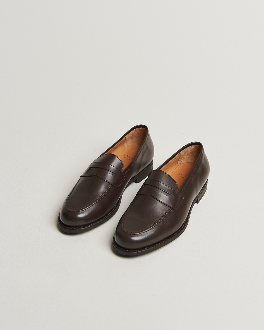 Homme | Loafers | Myrqvist | Stenhammar II Loafer Dark Brown Calf
