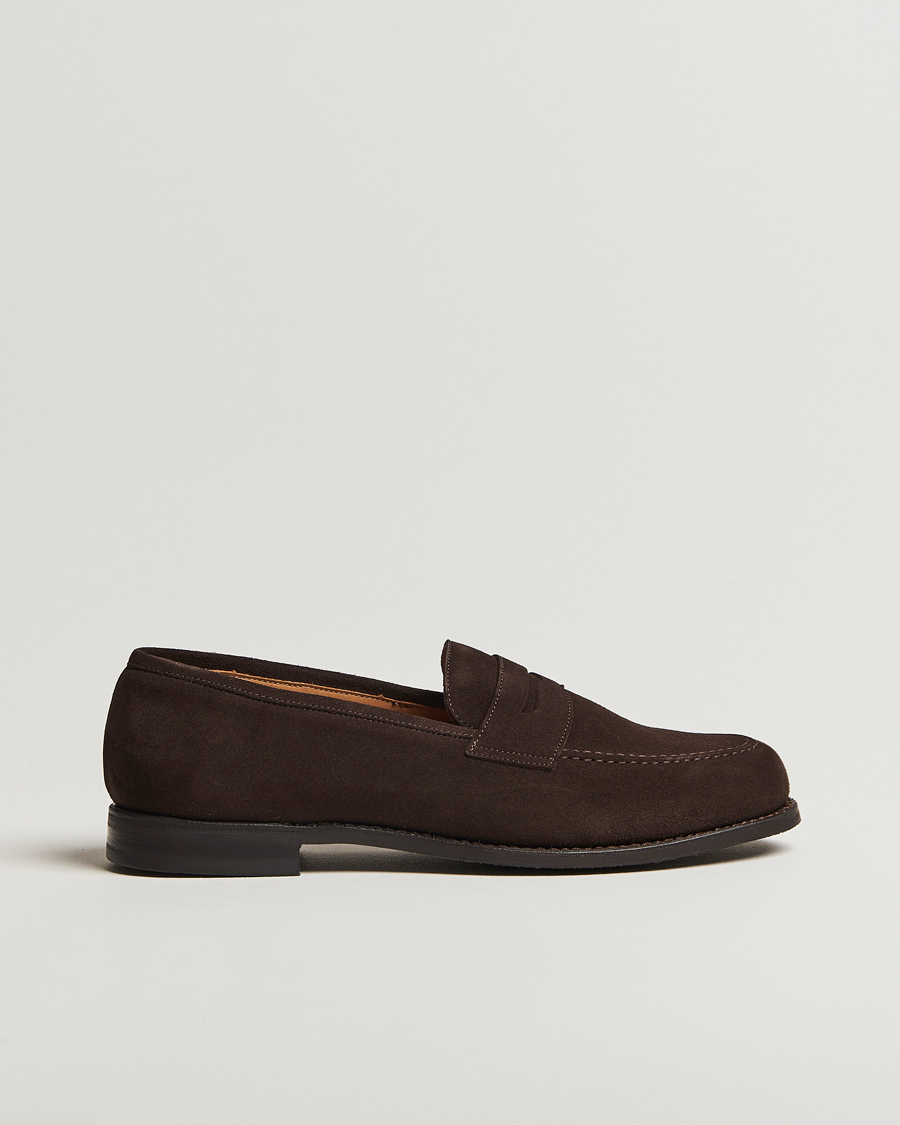 Homme | Loafers | Myrqvist | Stenhammar II Loafer Dark Brown Suede