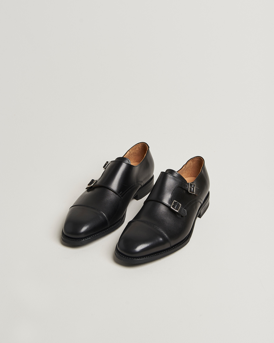 Homme | Myrqvist Ålsten Double Monkstrap Black Calf | Myrqvist | Ålsten Double Monkstrap Black Calf