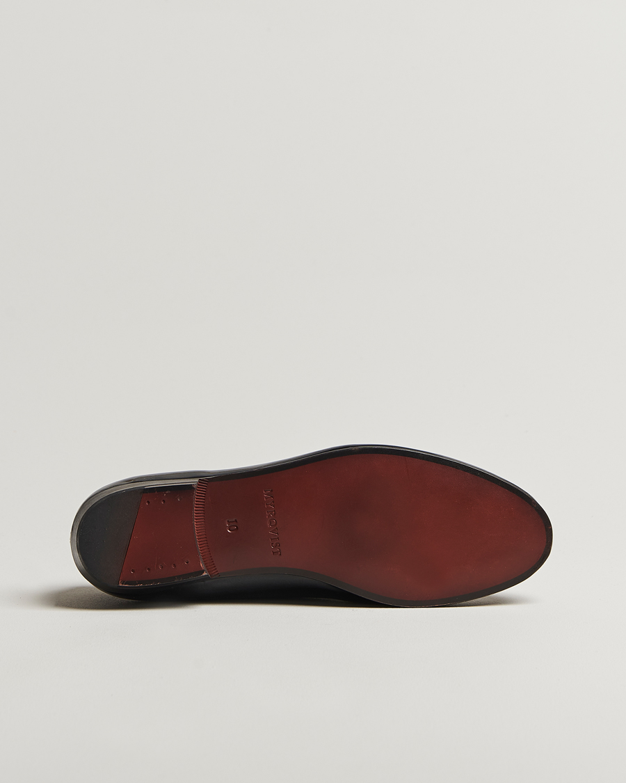 Homme | Chaussures En Cuir Verni | Myrqvist | Ängby Patent Loafer Black