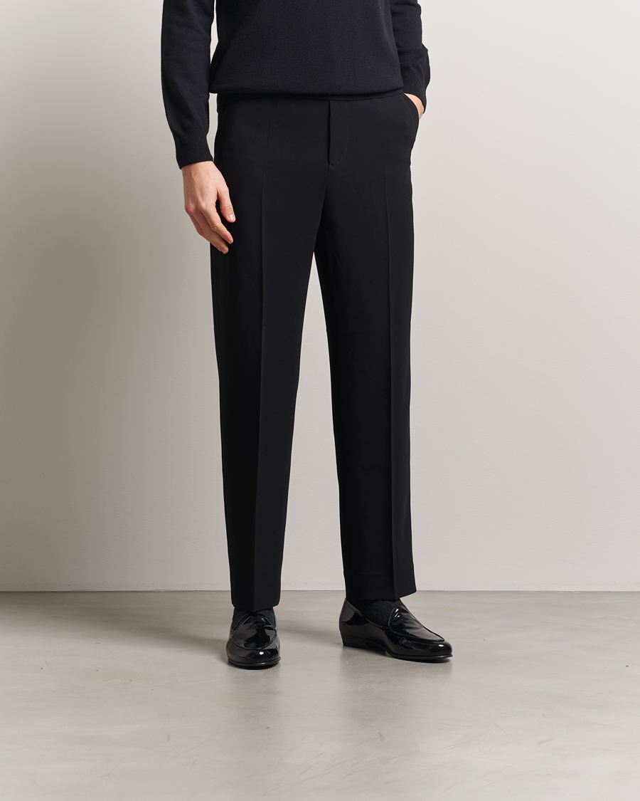 Homme | Chaussures En Cuir Verni | Myrqvist | Ängby Patent Loafer Black