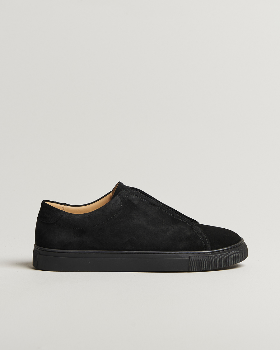 Homme | Baskets | Myrqvist | Alnö Sneakers Black Suede