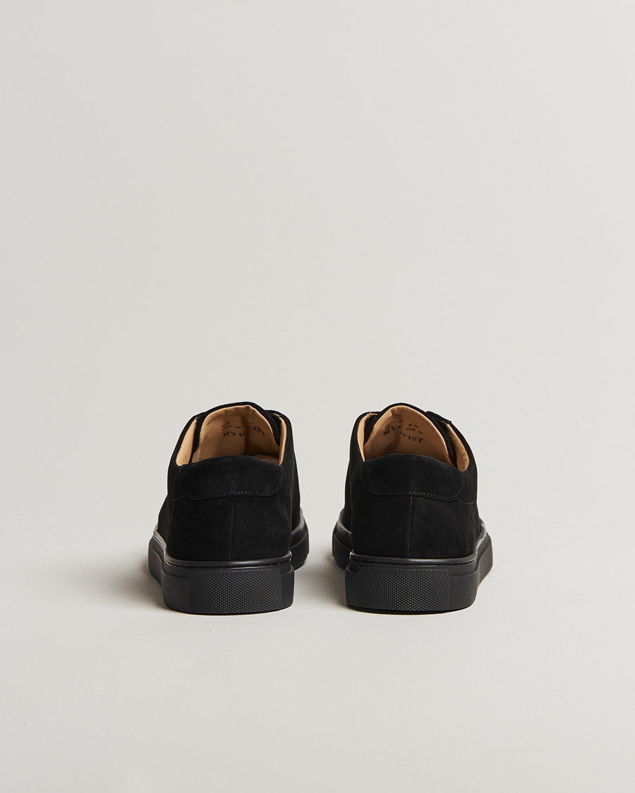 Homme | Baskets | Myrqvist | Alnö Sneakers Black Suede
