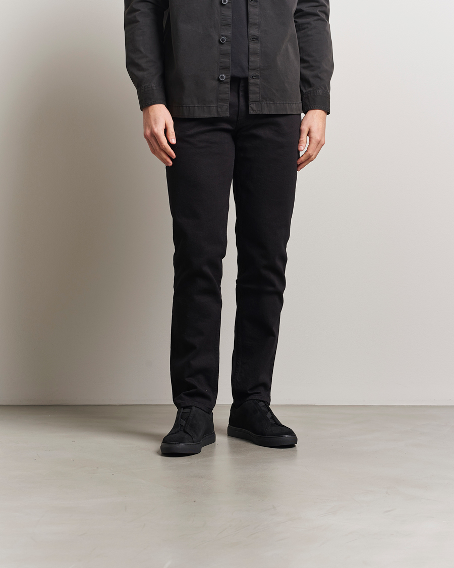 Homme | Baskets | Myrqvist | Alnö Sneakers Black Suede