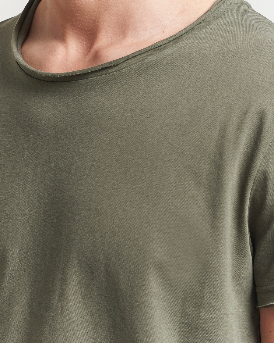 Homme | T-shirts | Bread & Boxers | Crew Neck Relaxed T-Shirt Khaki Green