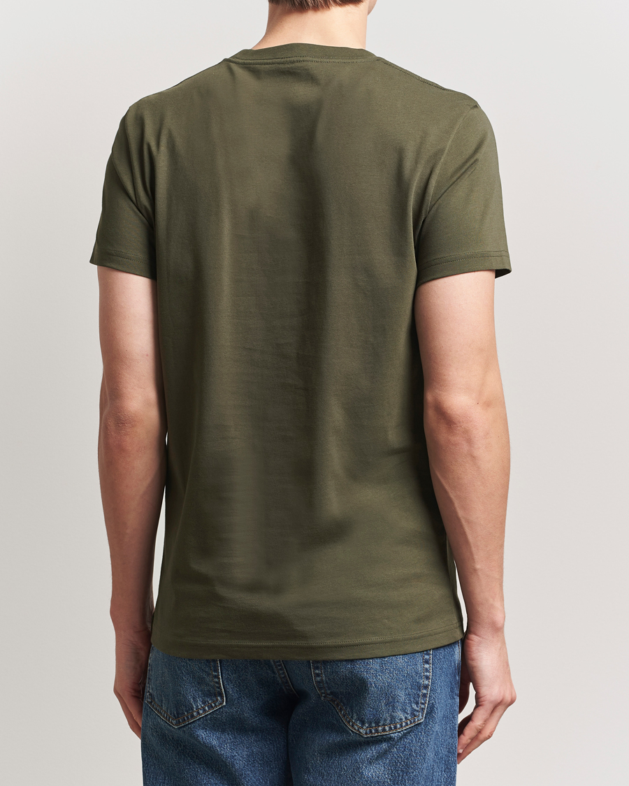 Homme | T-shirts | Bread & Boxers | Crew Neck Regular T-Shirt Dark Army Green
