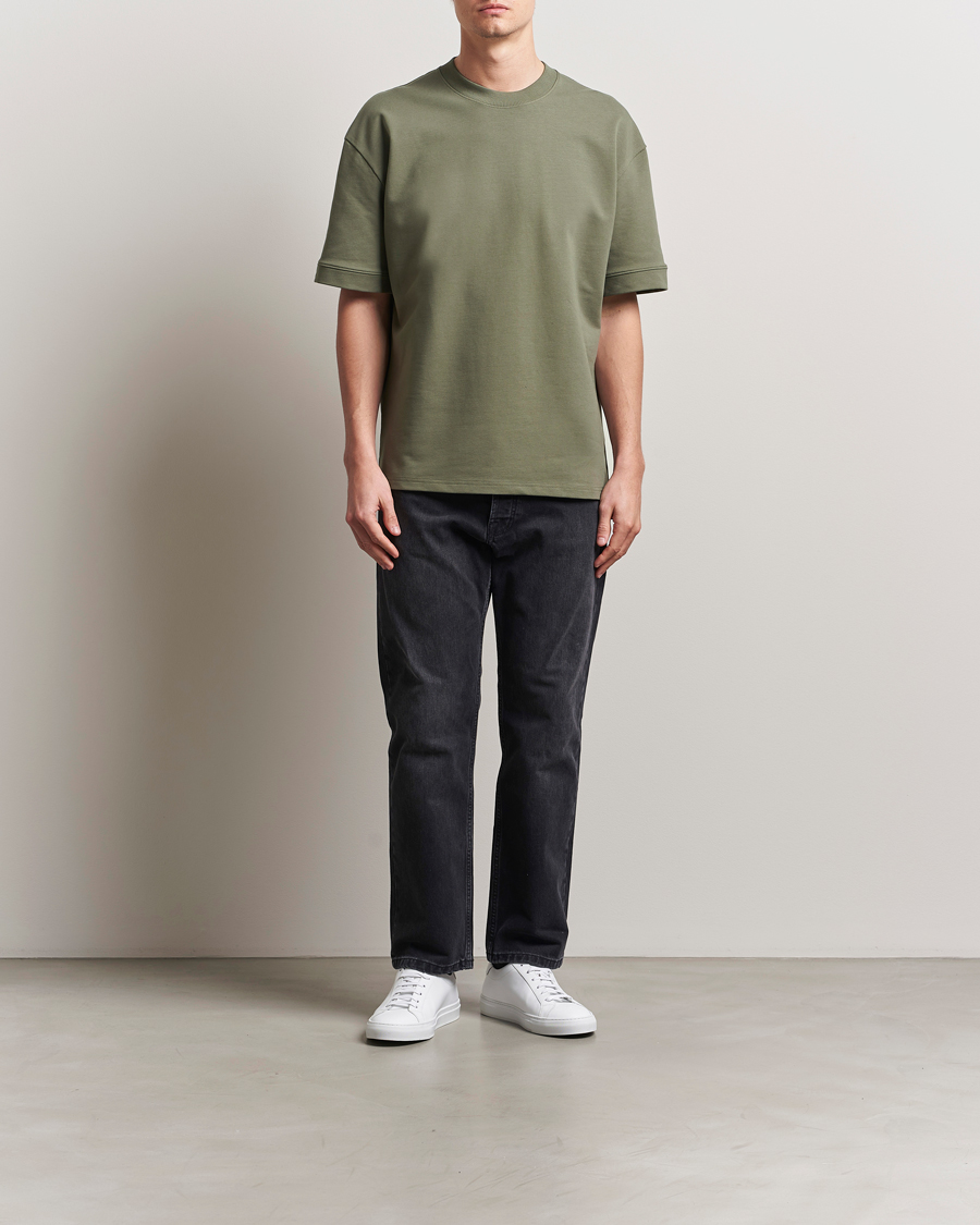 Homme | T-shirts | Bread & Boxers | Loungewear T-Shirt Khaki Green