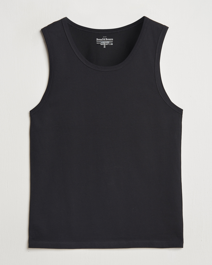 Homme | T-shirts | Bread & Boxers | Relaxed Tank Top Black