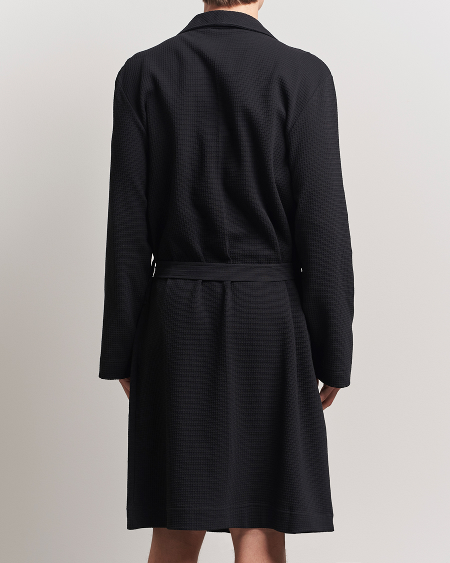 Homme | Peignoirs Et Pyjamas | Bread & Boxers | Waffle Robe Black