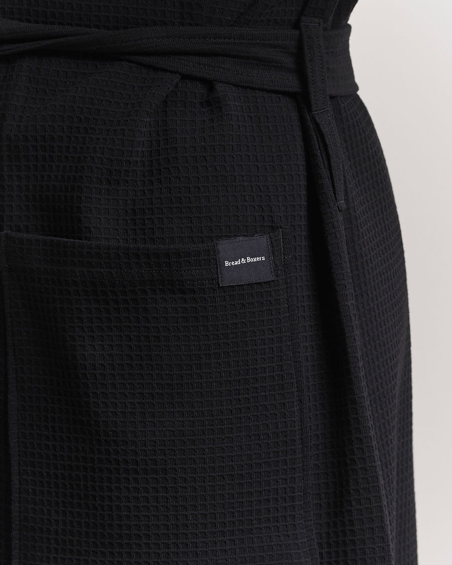 Homme | Peignoirs Et Pyjamas | Bread & Boxers | Waffle Robe Black
