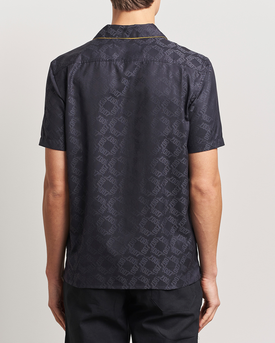 Homme | Chemises | Orlebar Brown | Hibbert 007 Monogram Shirt Black