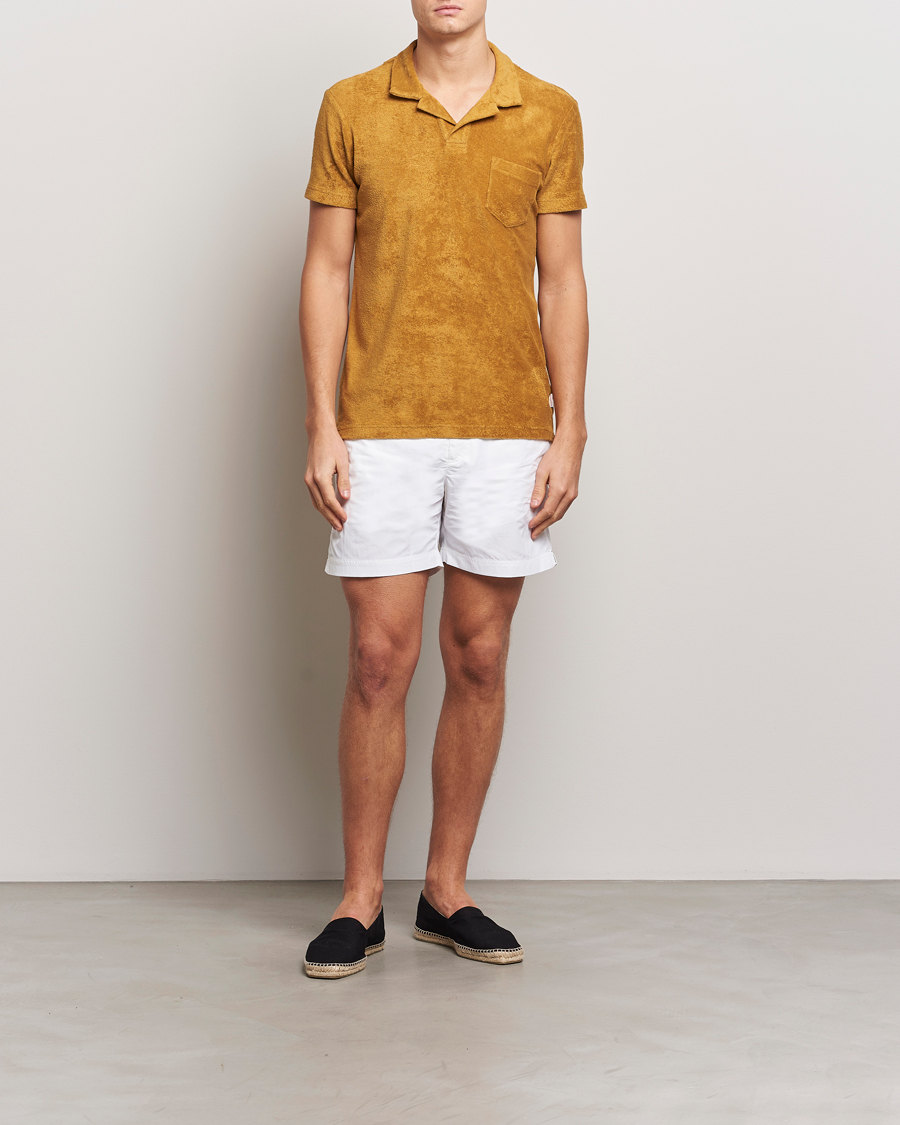 Homme | Polos | Orlebar Brown | Terry 007 Polo Gold