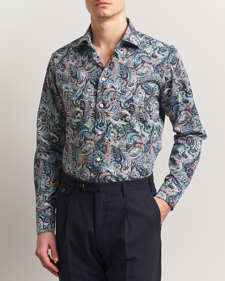 Homme | Chemises | Eton | Slim Fit Signature Twill Printed Shirt Multi