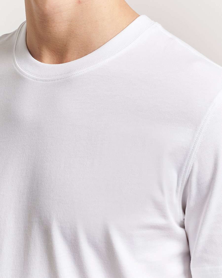 Homme | T-shirts | Eton | Mercerized Jersey Crew Neck T-Shirt White