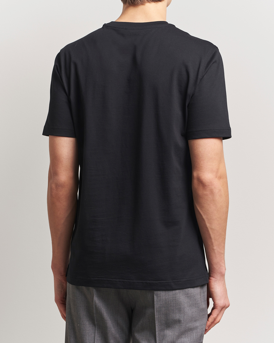 Homme | T-shirts | Eton | Mercerized Jersey Crew Neck T-Shirt Black