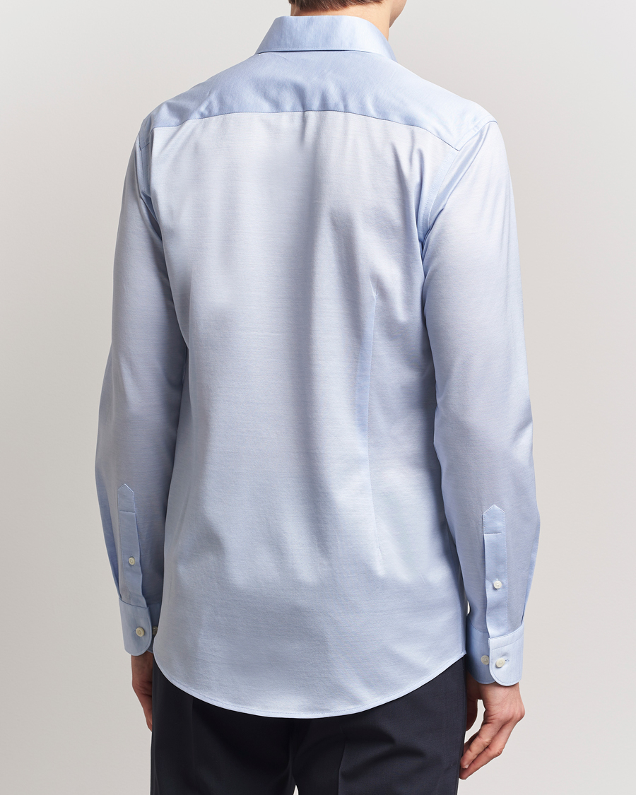 Homme | Chemises | Eton | Filo Di Scozia Oxford Shirt Light Blue