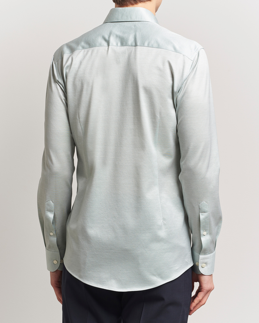 Homme | Chemises | Eton | Filo Di Scozia Oxford Shirt Light Green