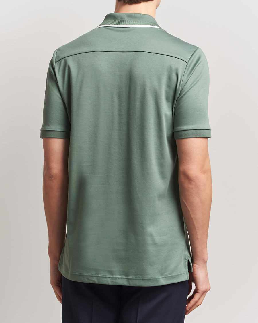 Homme | Polos | Eton | Supima Cotton Interlock Polo Dark Green
