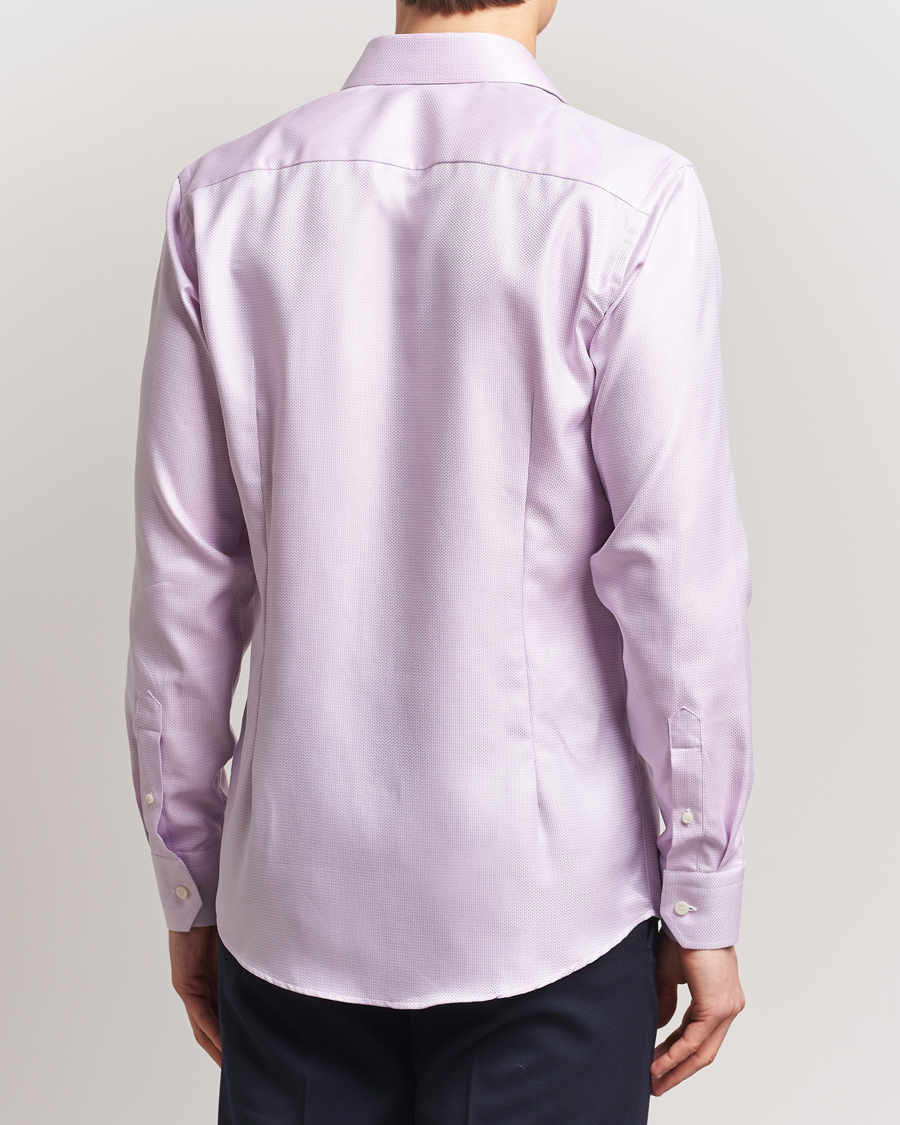 Homme | Chemises | Eton | Slim Fit Signature Dobby Shirt Pink
