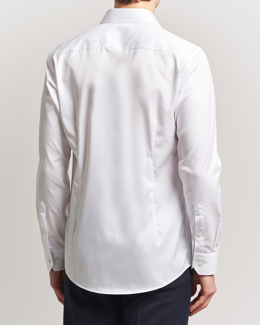 Homme | Chemises | Eton | Slim Fit Signature Twill Contrast Shirt White