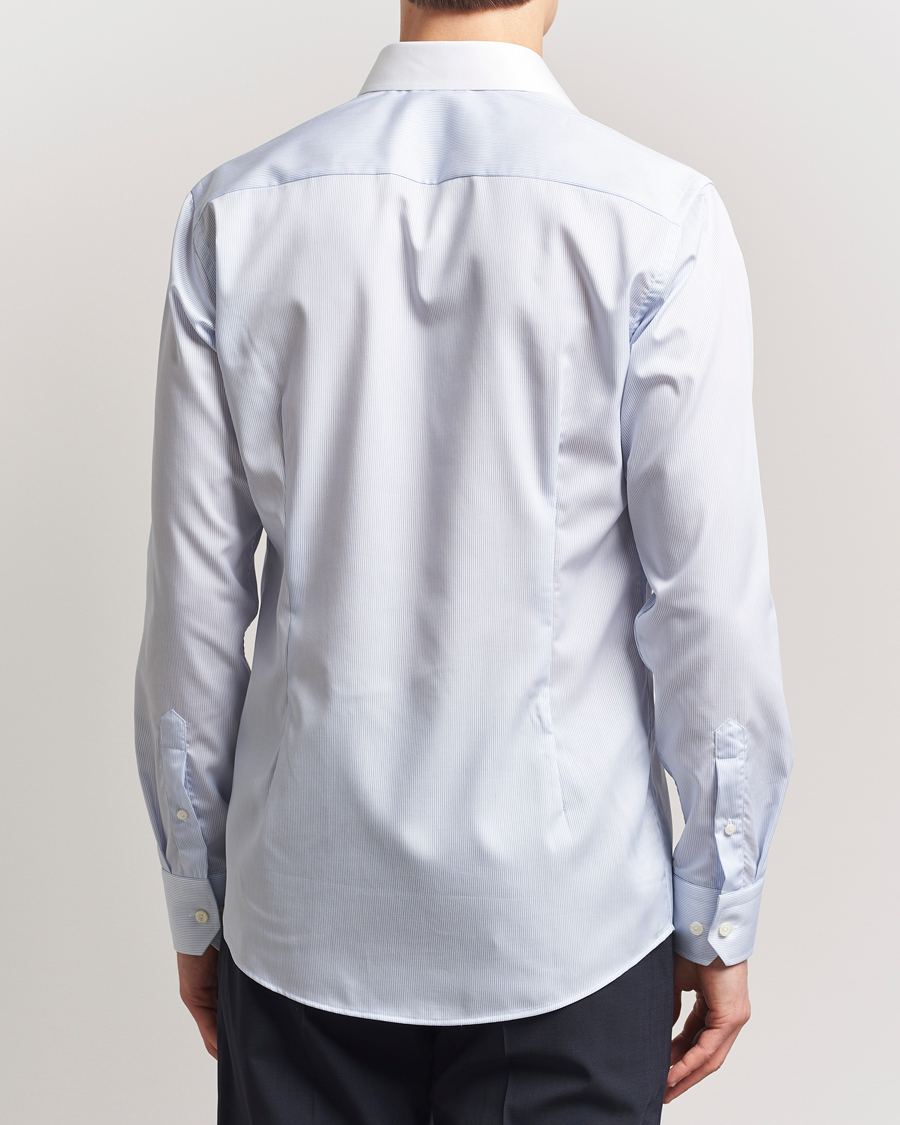 Homme | Chemises | Eton | Slim Fit Fine Twill Shirt Light Blue