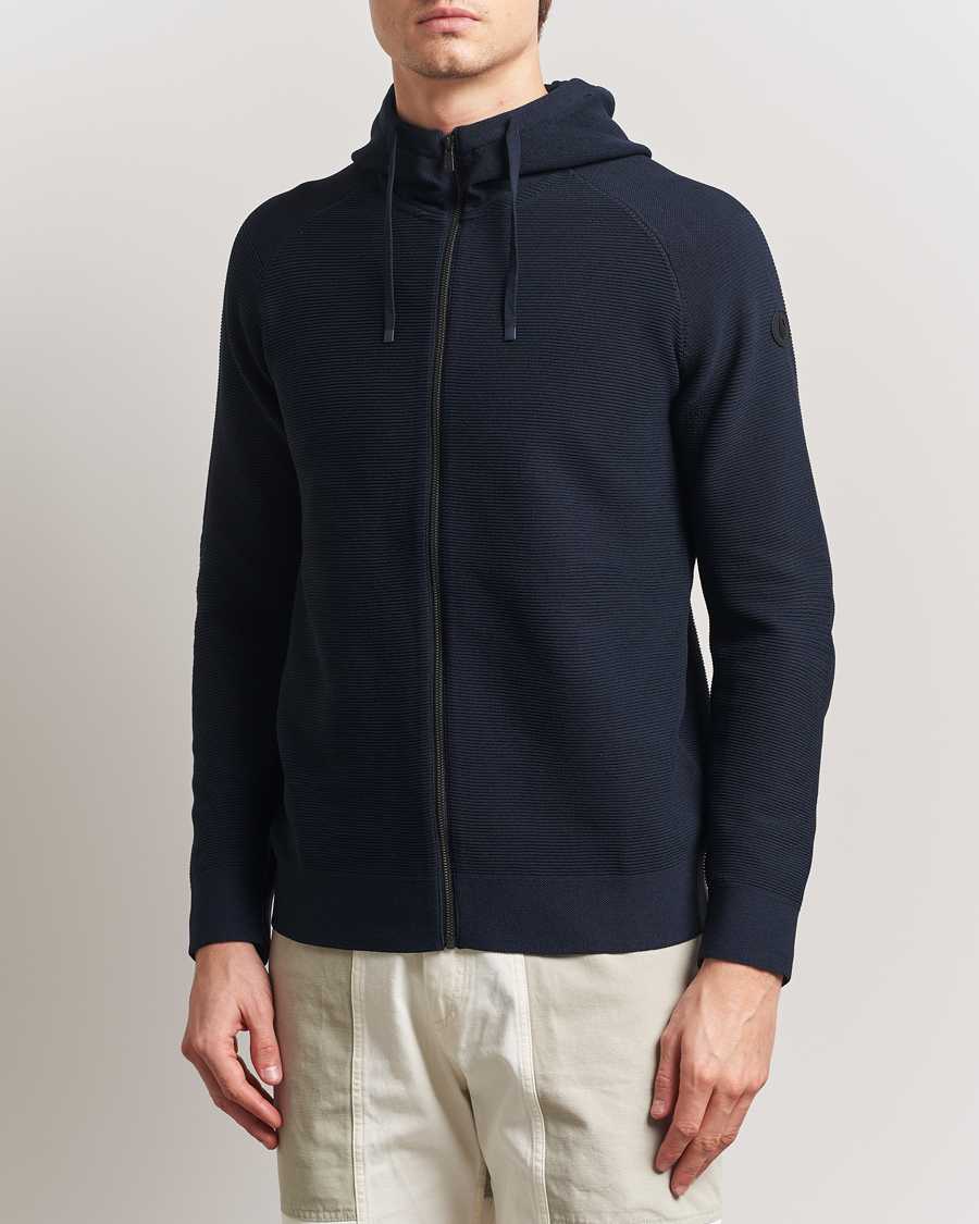 Homme | Pulls Et Tricots | Sail Racing | Element Seamless Hooded Full Zip Dark Navy