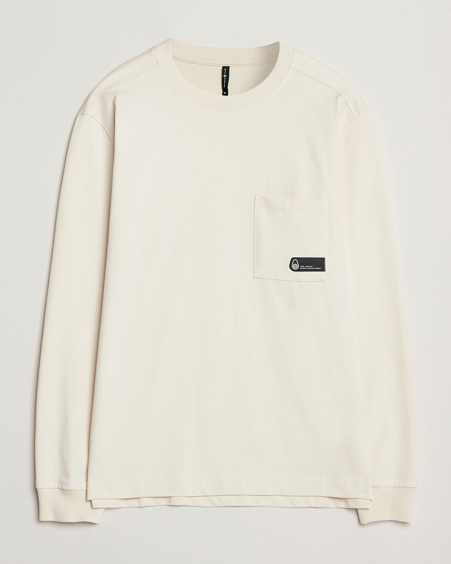 Homme | T-shirts | Sail Racing | Cyclone Heavy Cotton Long Sleeve T-Shirt Off White