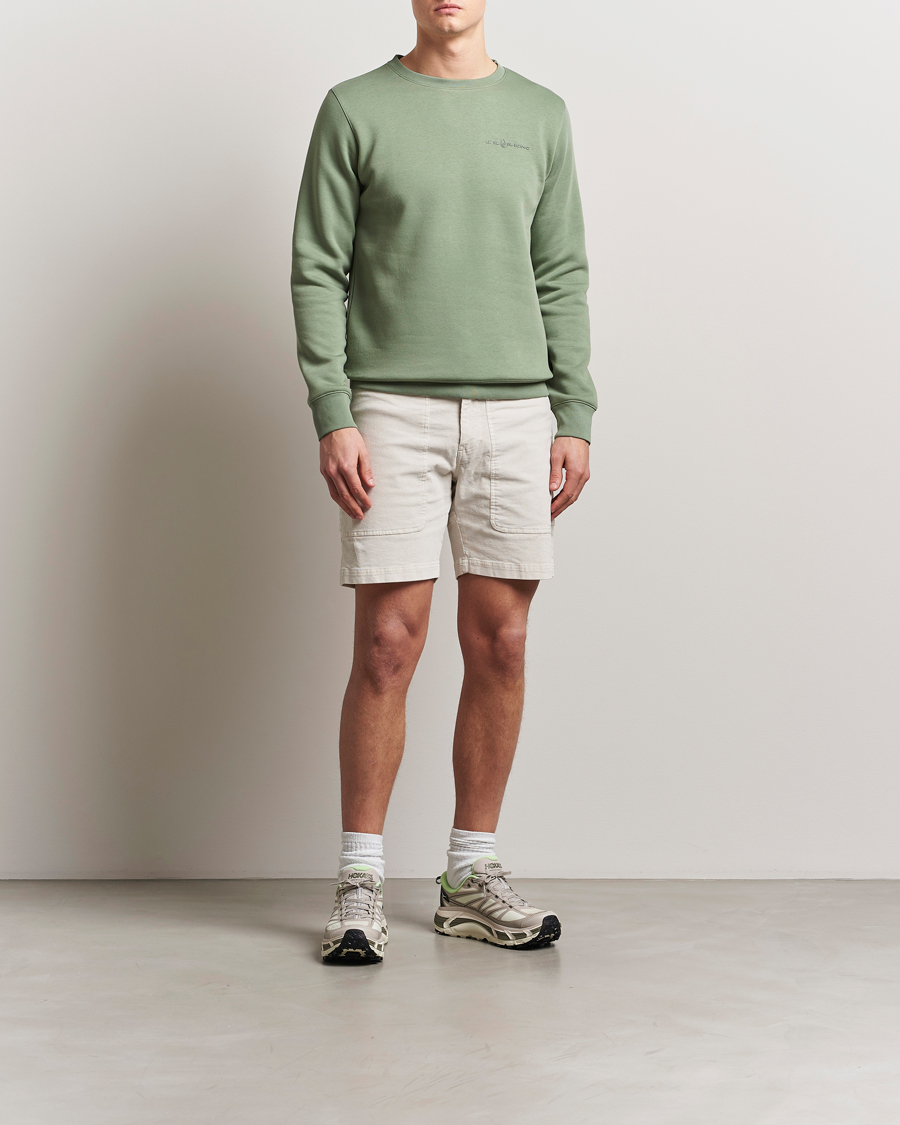 Homme | Pulls Et Tricots | Sail Racing | Bowman Crew Neck Sweatshirt Hedge Green