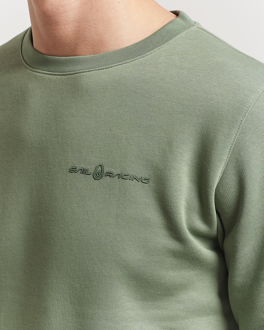 Homme | Pulls Et Tricots | Sail Racing | Bowman Crew Neck Sweatshirt Hedge Green