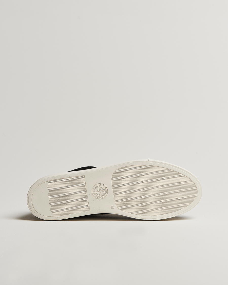 Homme | Stone Island Low Top Suede Sneakers Black | Stone Island | Low Top Suede Sneakers Black