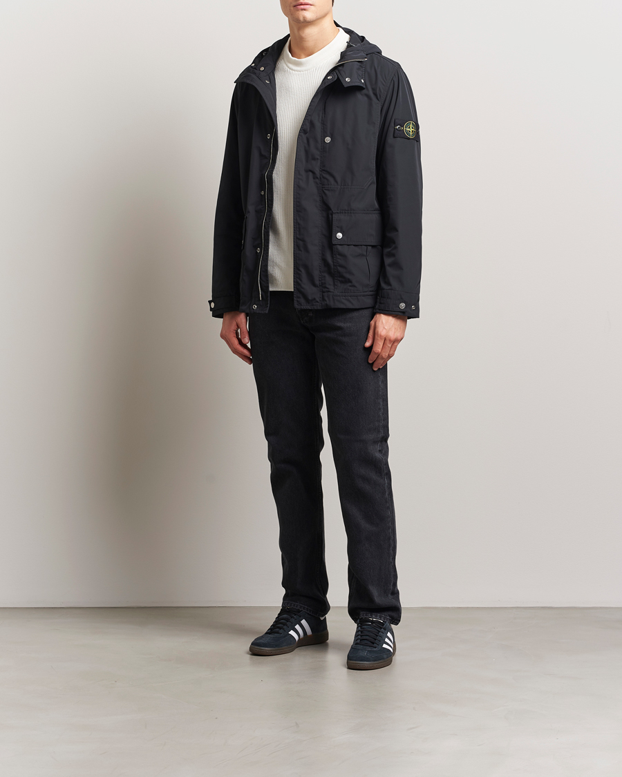 Homme | Manteaux Et Vestes | Stone Island | Micro Twill Short Parka Black