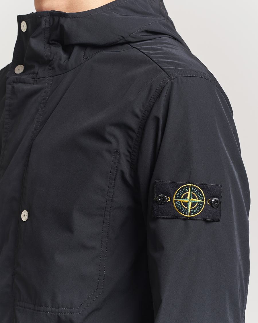 Homme | Manteaux Et Vestes | Stone Island | Micro Twill Short Parka Black