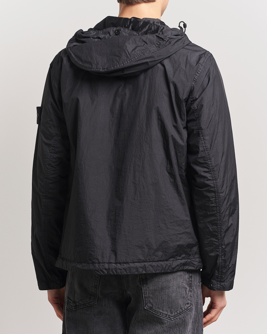 Homme | Manteaux Et Vestes | Stone Island | Crinkle Reps Hooded Jacket Black