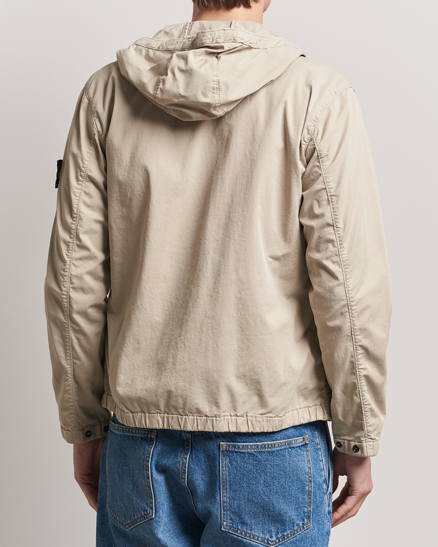 Homme | Manteaux Et Vestes | Stone Island | Supima Cotton Stretch Hooded Jacket Desert