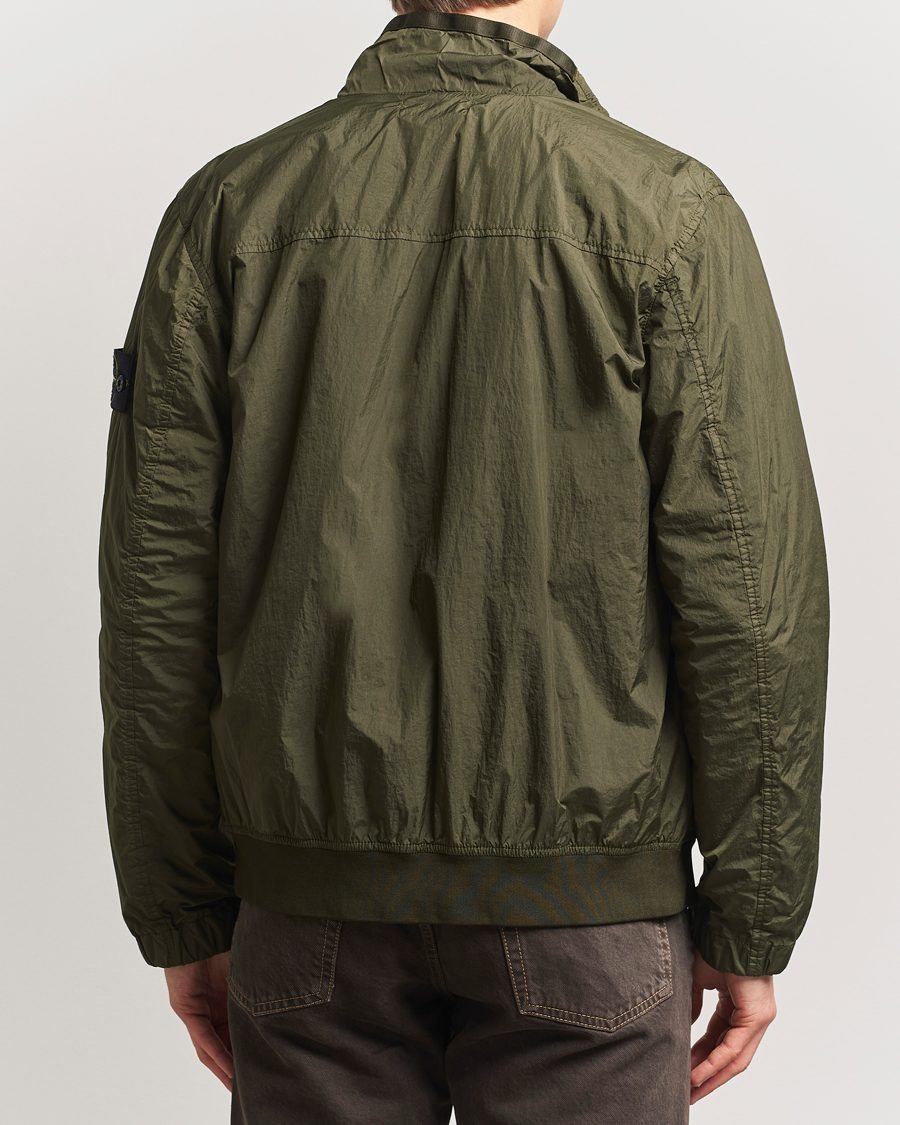 Homme | Manteaux Et Vestes | Stone Island | Crinkle Reps Short Jacket Military Green